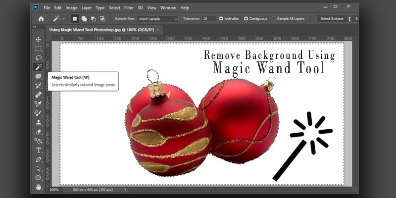 how to use magic wand tool in pixlr